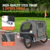 Dog Bike Trailer, Supports up to 88 lbs, Pet Cart Bicycle Carrier, Easy Folding Frame with Quick Release Wheels, Universal Bicycle Coupler, Reflectors