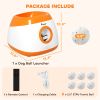 Automatic Dog Ball Launcher with 26-79 FT Distance, Automatic Ball Launcher for Medium and Large Dogs, Orange